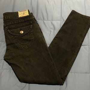 True Religion skinny jeans in Black